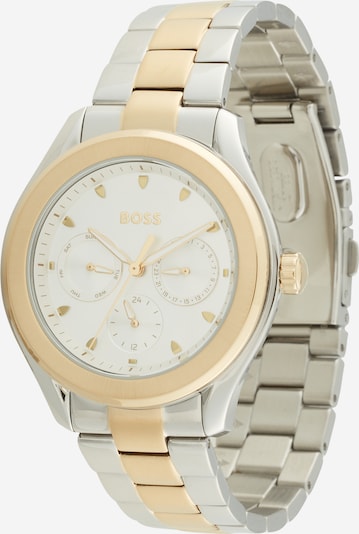 BOSS Black Analoog horloge 'LIDA' in de kleur Goud / Zilver / Wit, Productweergave