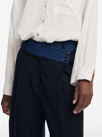 Wide Leg Pantalon Desigual en bleu