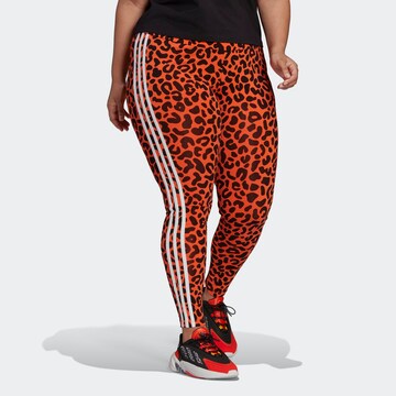 ADIDAS ORIGINALS Skinny Leggings in Orange: front