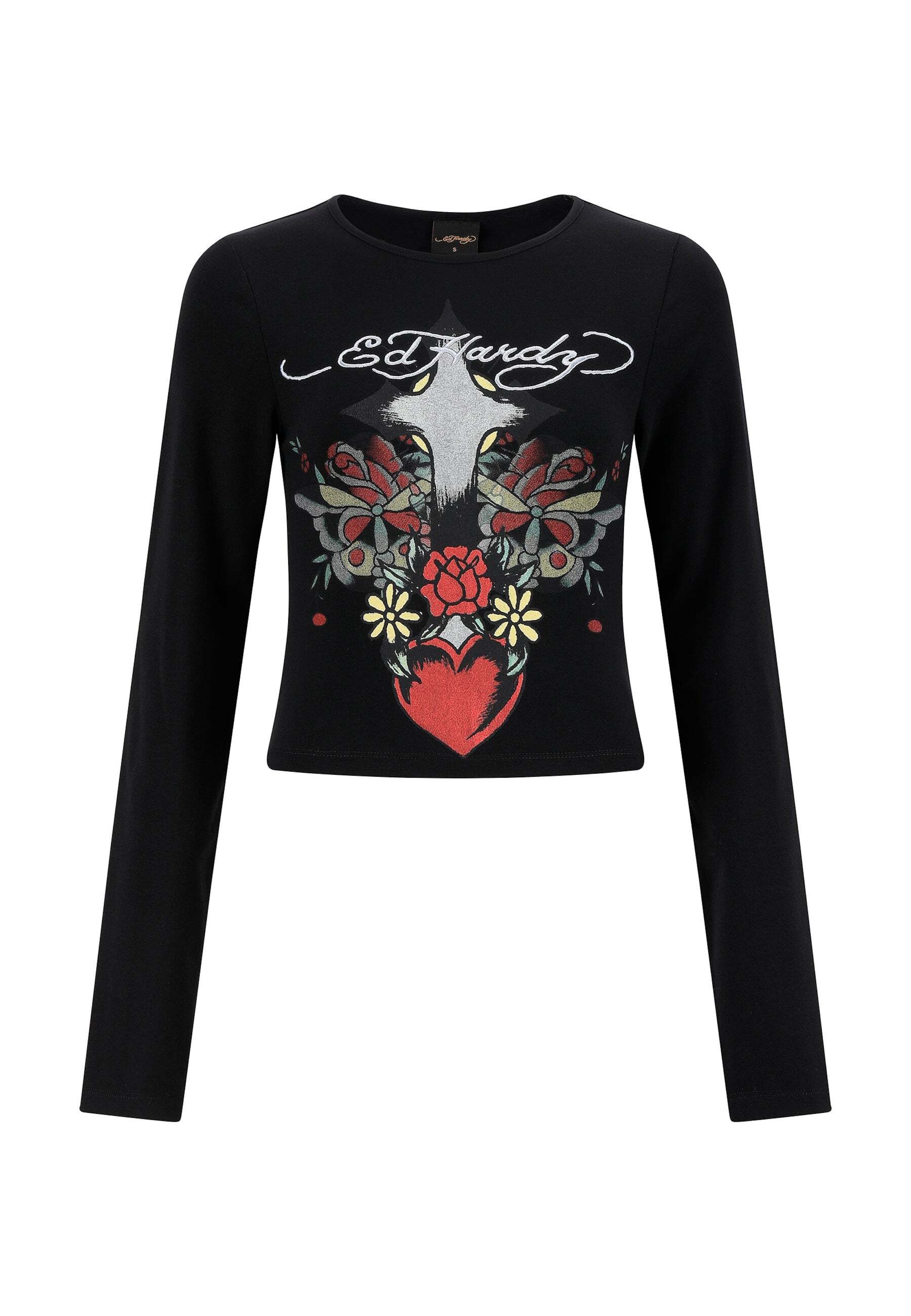 Ed Hardy Shirt in Black: front