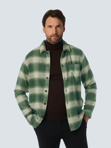 No Excess Regular Fit Shirt in Grün: Vorderseite