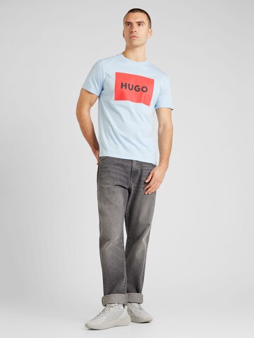HUGO Shirt 'Dulive222' in Blauw