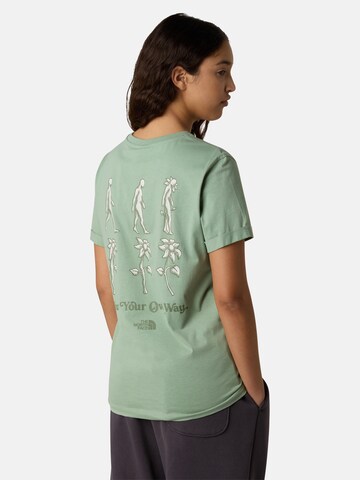 Tricou 'Connect' de la THE NORTH FACE pe verde: față