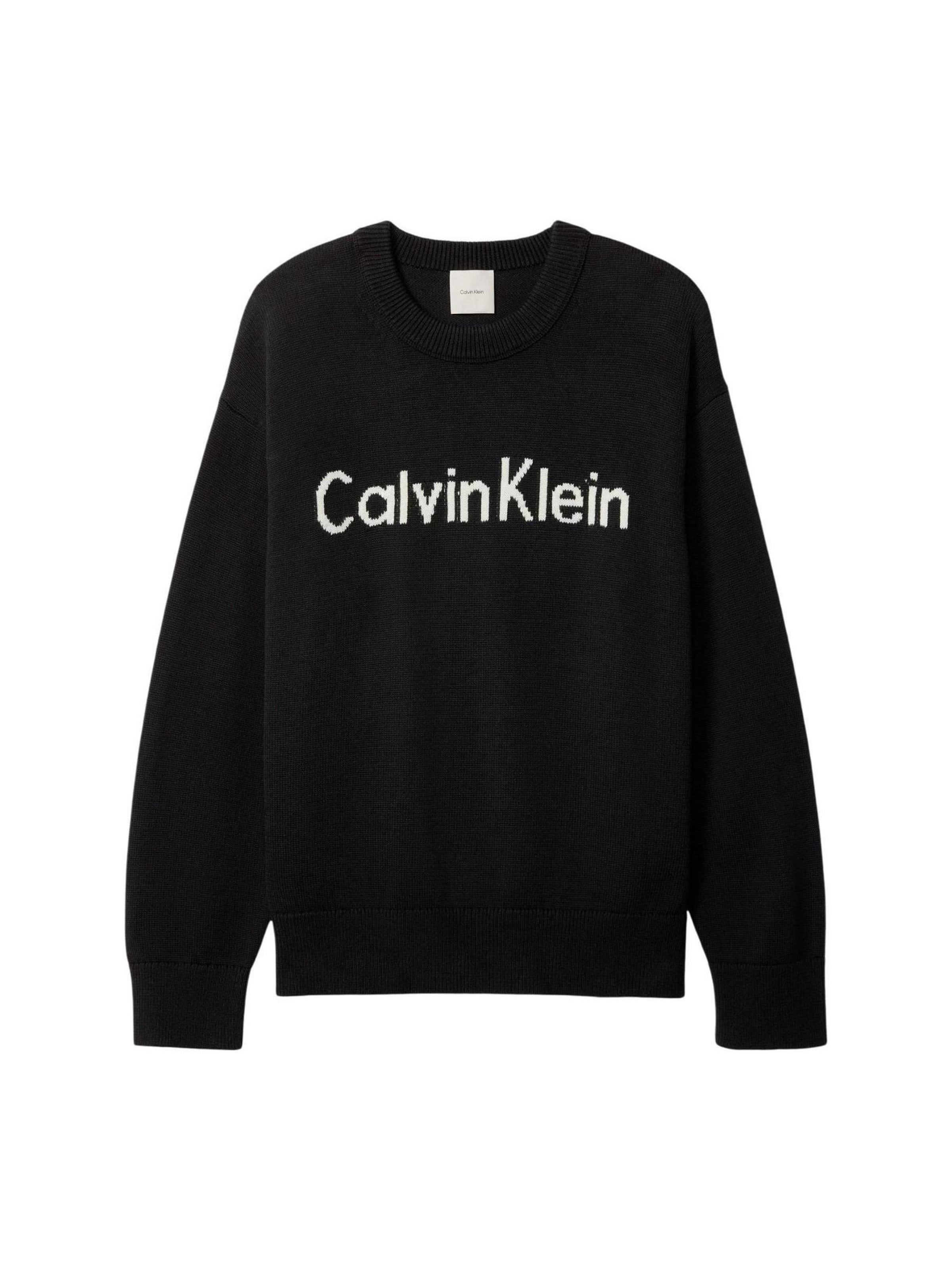 Calvin Klein Jeans Pullover 'LV044G313G' i sort: forside