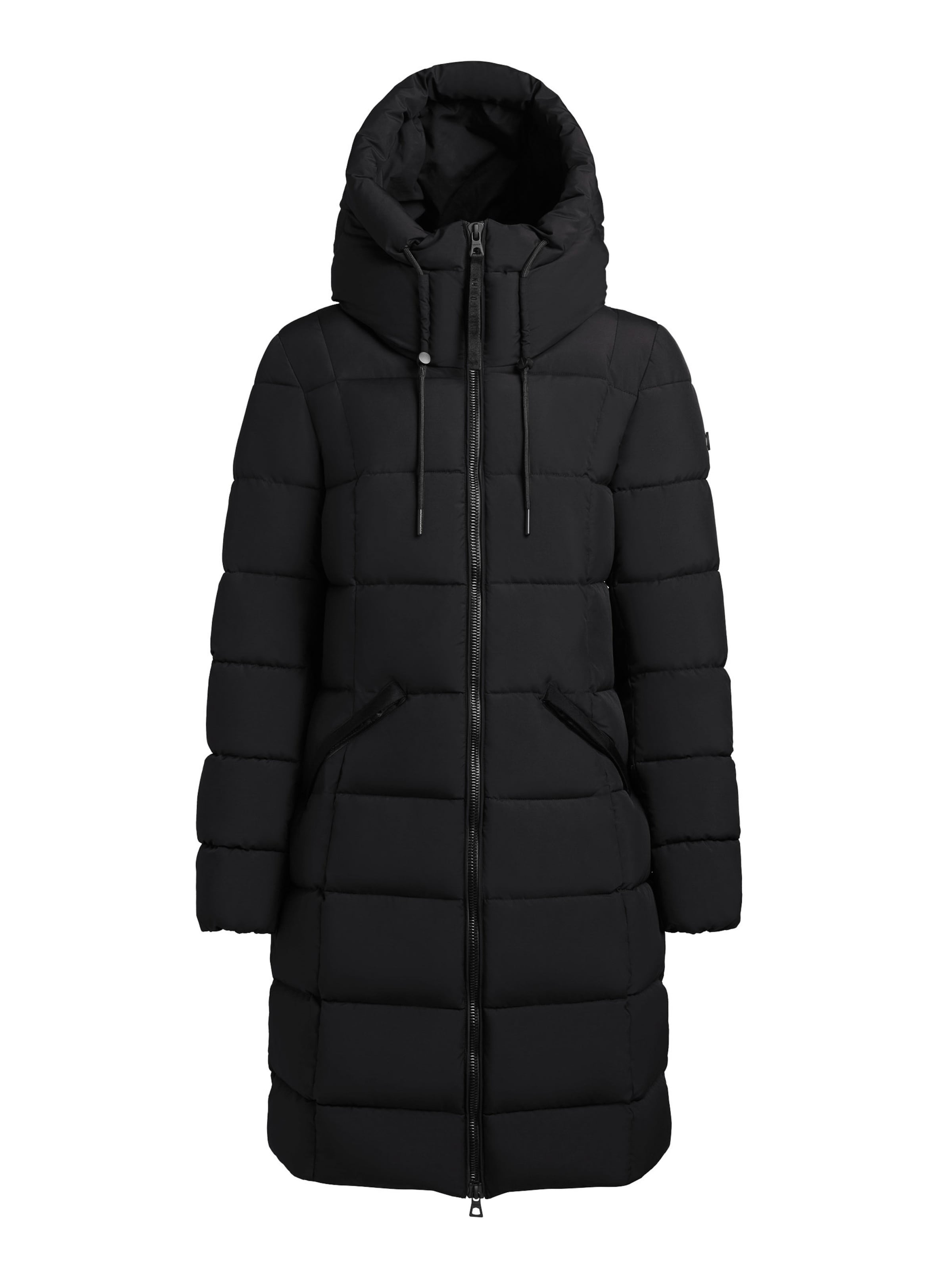 khujo Zimní kabát 'Arlene' – černá: přední strana