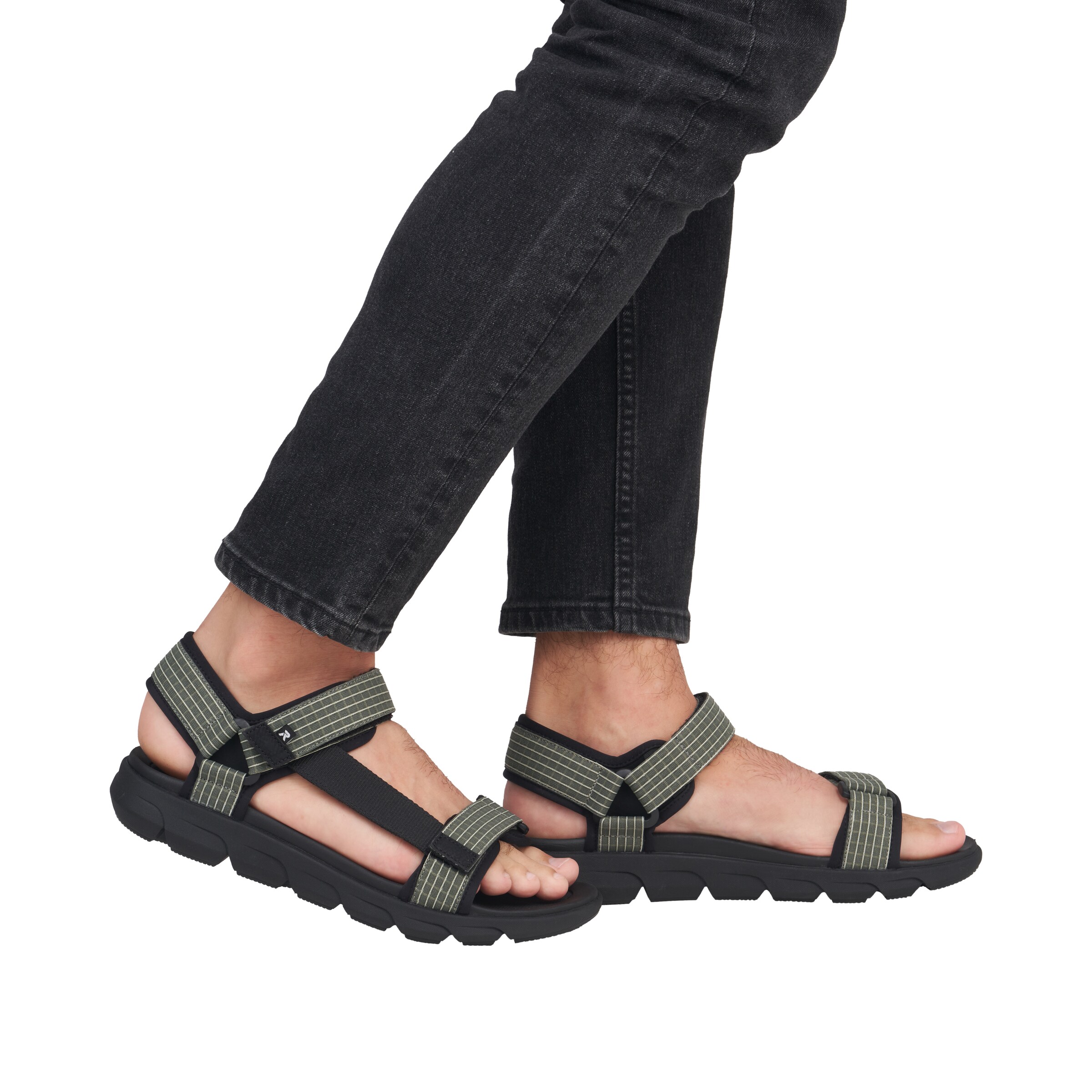 Rieker Sport Hiking Sandals in Green