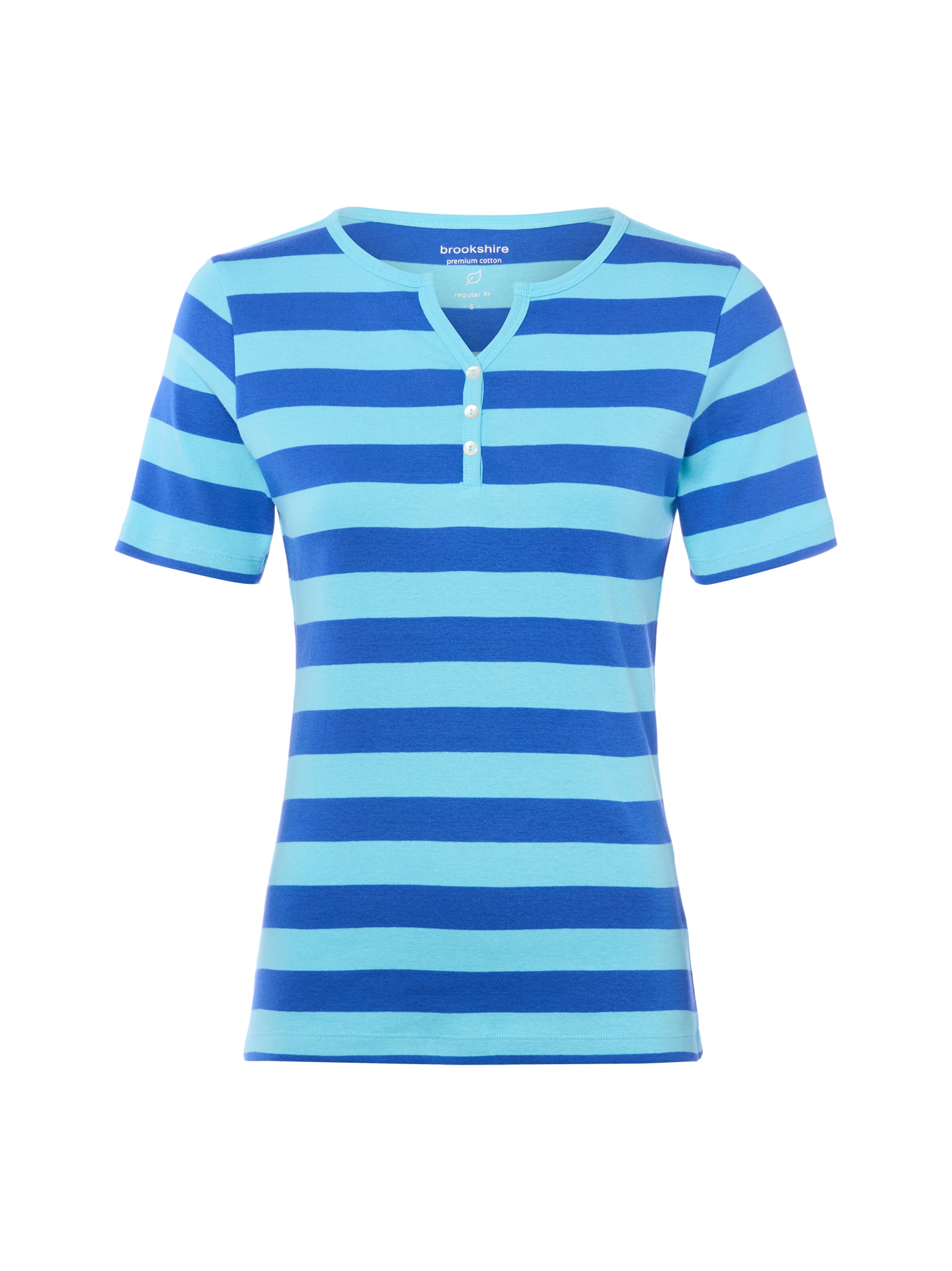Brookshire T-Shirt in Blau: Vorderseite