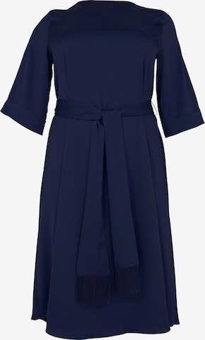 YOEK Jurk in Blauw: voorkant