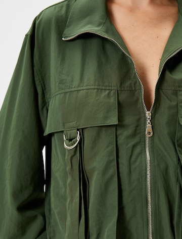 Koton Between-Season Jacket in Green