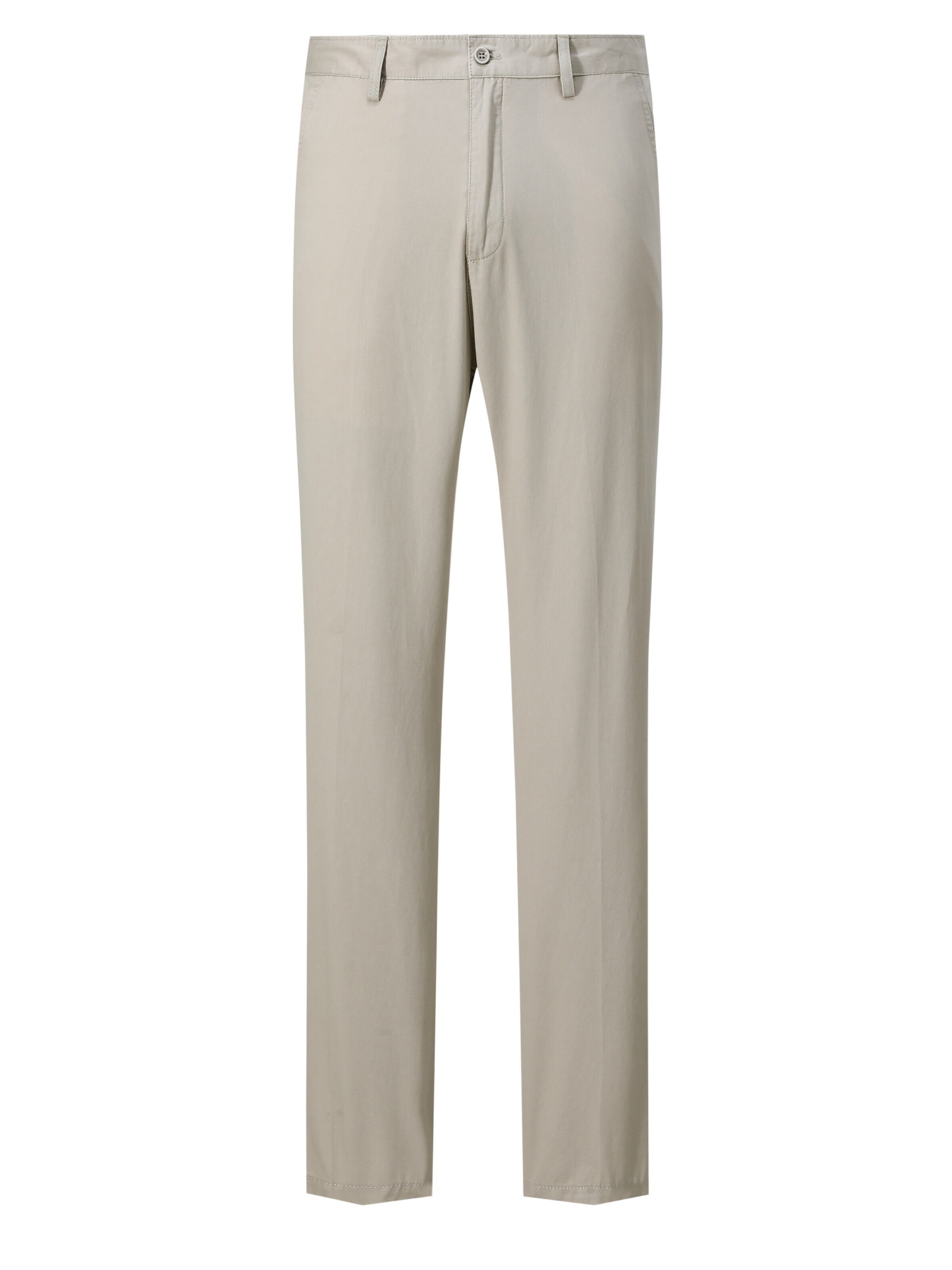 ALLTHEMEN Regular Pleat-Front Pants 'Stofffall' in Beige