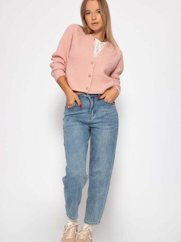 SASSYCLASSY Oversizestrickjacke in Pink