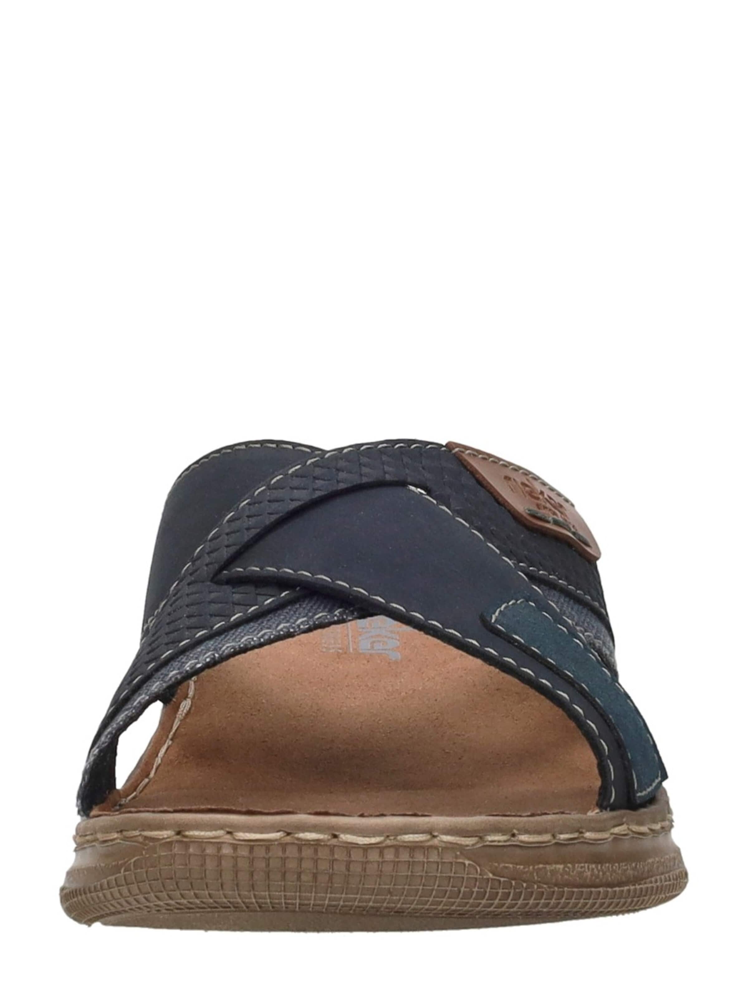 Rieker Muiltjes 'Open Teen' in Blauw