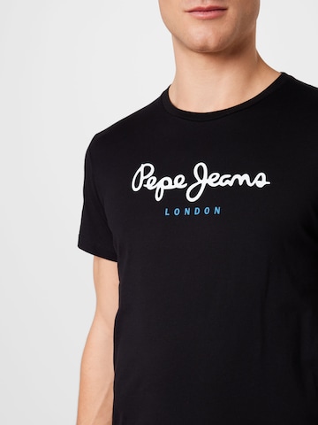 Maglietta 'Eggo' di Pepe Jeans in nero