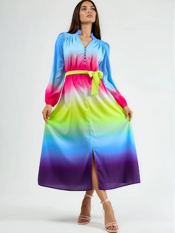 MSN Collection Shirt dress in Mixed colours