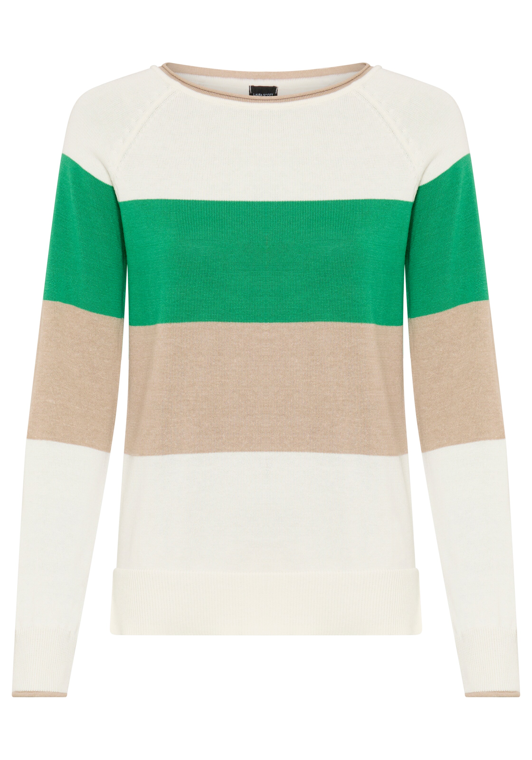 LAURA SCOTT Pullover in Beige: Vorderseite