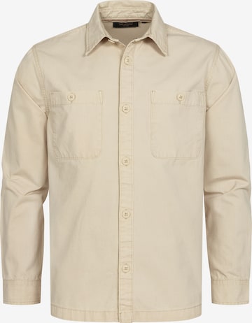 INDICODE JEANS Hemd 'Pilou' in Beige: Vorderseite