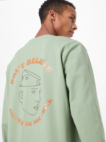 ABOUT YOU Limited Sweatshirt 'Jim'  by Jannik Stutzenberger' in Green