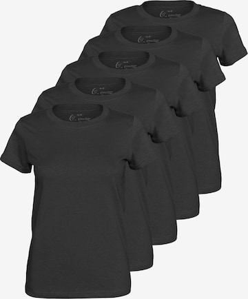 Cotton Prime T-Shirt in Schwarz: Vorderseite