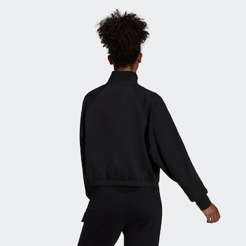 ADIDAS SPORTSWEAR Sport sweatshirt 'Hyperglam Fleece' i svart