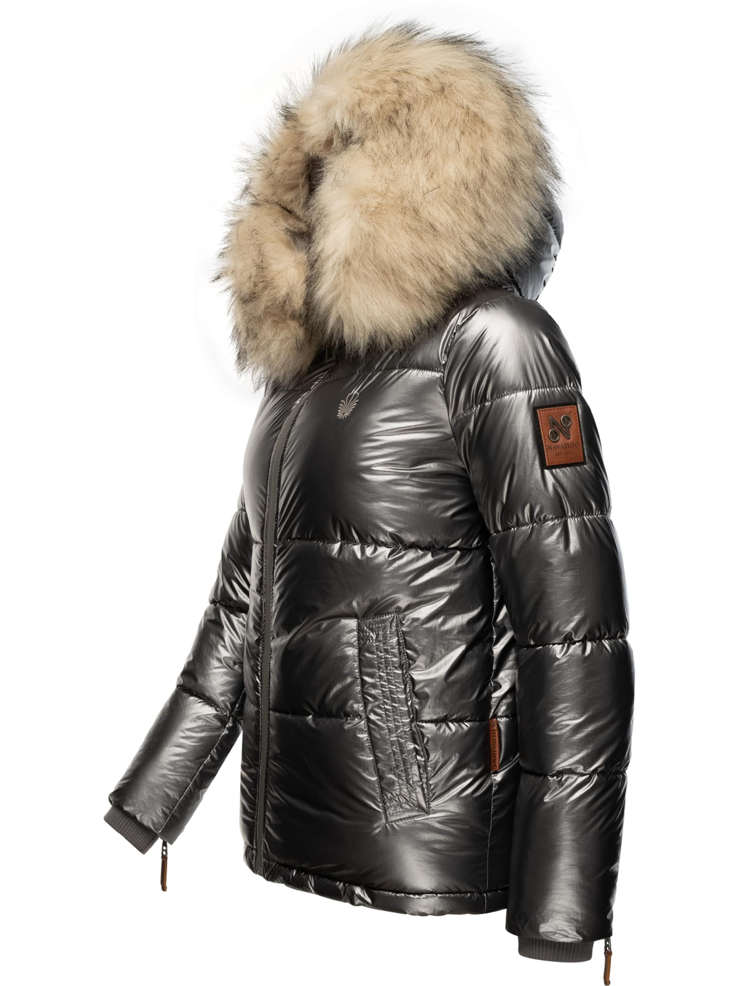 NAVAHOO Vinterjakke 'Tikunaa' i sølv
