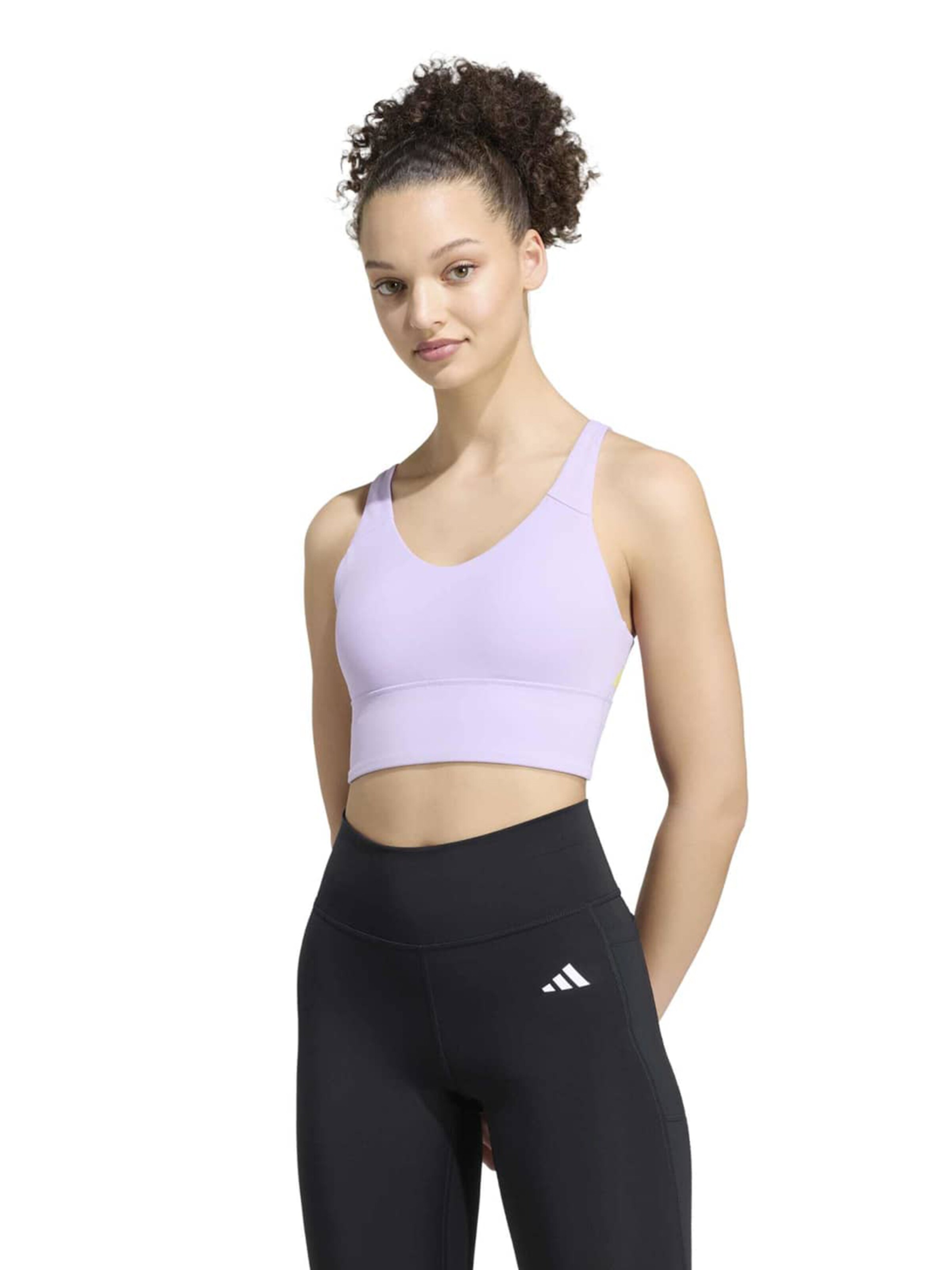ADIDAS PERFORMANCE - Bustier Sujetador deportivo 'ESS' en lila: frente