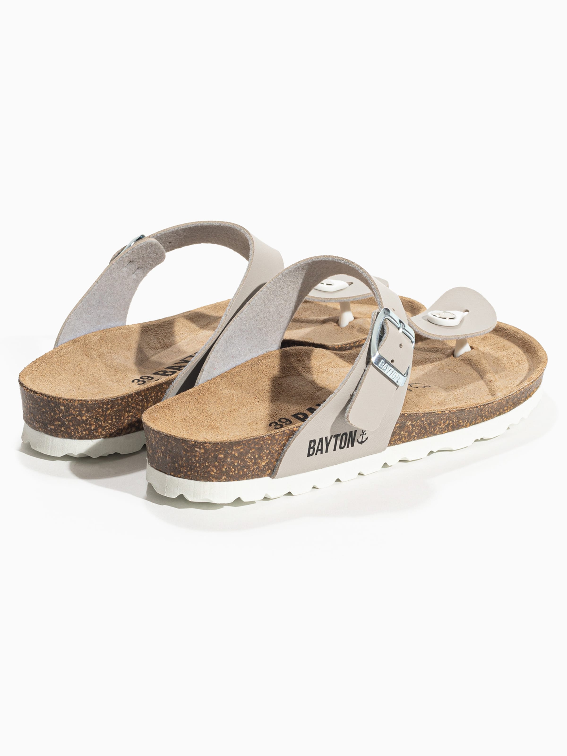 Bayton Босоножки через палец 'MELIA' в Серый