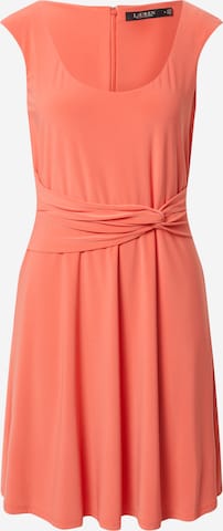 Lauren Ralph Lauren Φόρεμα κοκτέιλ 'MIRALAVIA' σε πορτοκαλί: μπροστά
