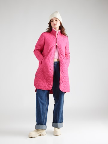 Manteau mi-saison ILSE JACOBSEN en rose