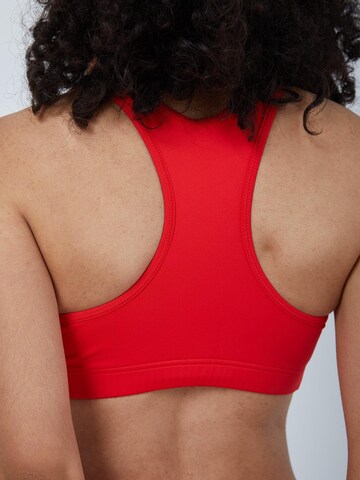 SPORTKIND Bustier Sport bh 'Wide Straps' in Rood