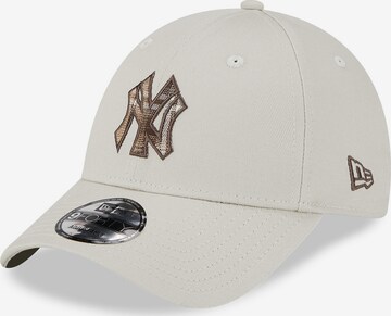 Casquette NEW ERA en beige : devant