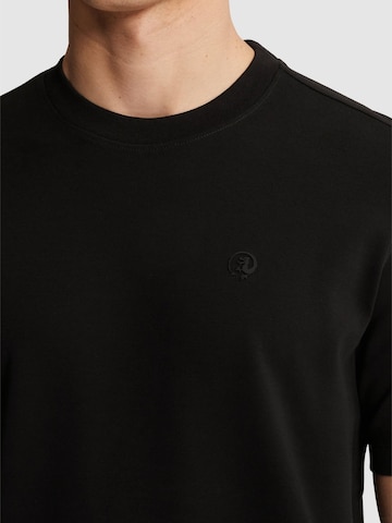 T-Shirt 'T-shirt in interlock jersey' CAST IRON en noir