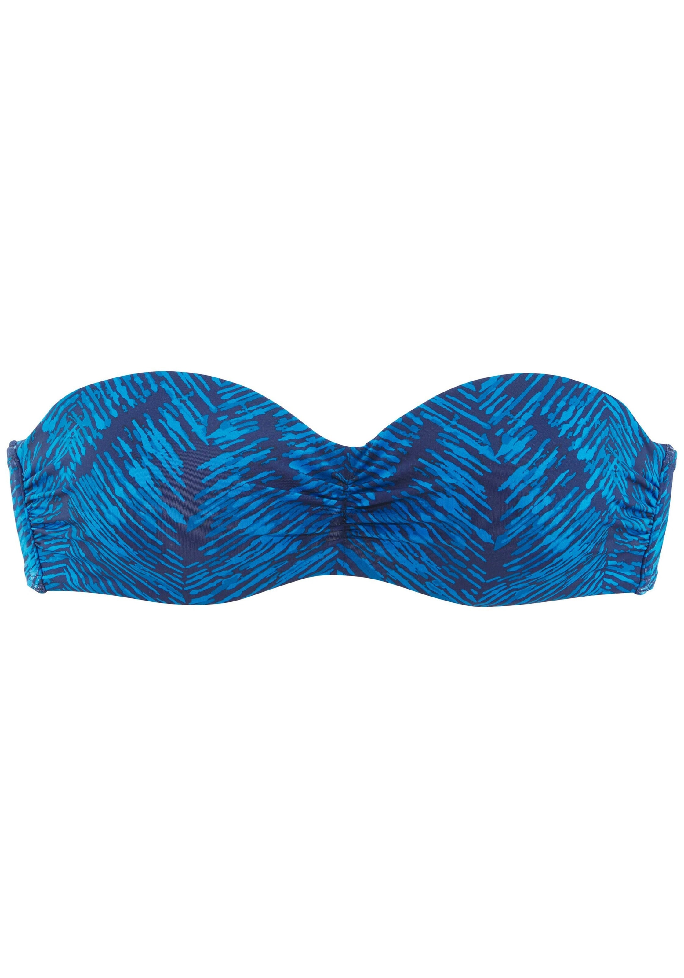 JETTE Bandeau Bikinitop in Blau