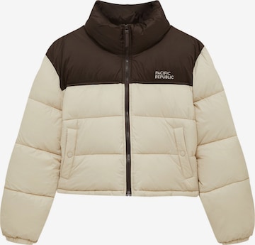 Pull&Bear Jacke in Beige: predná strana