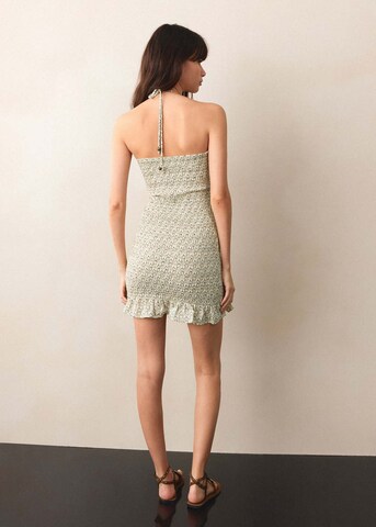 MANGO TEEN Dress in Beige