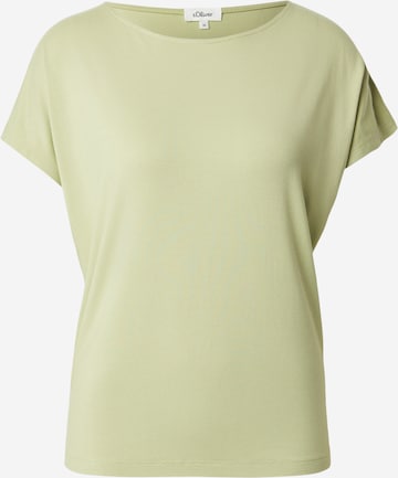 T-shirt s.Oliver en vert : devant