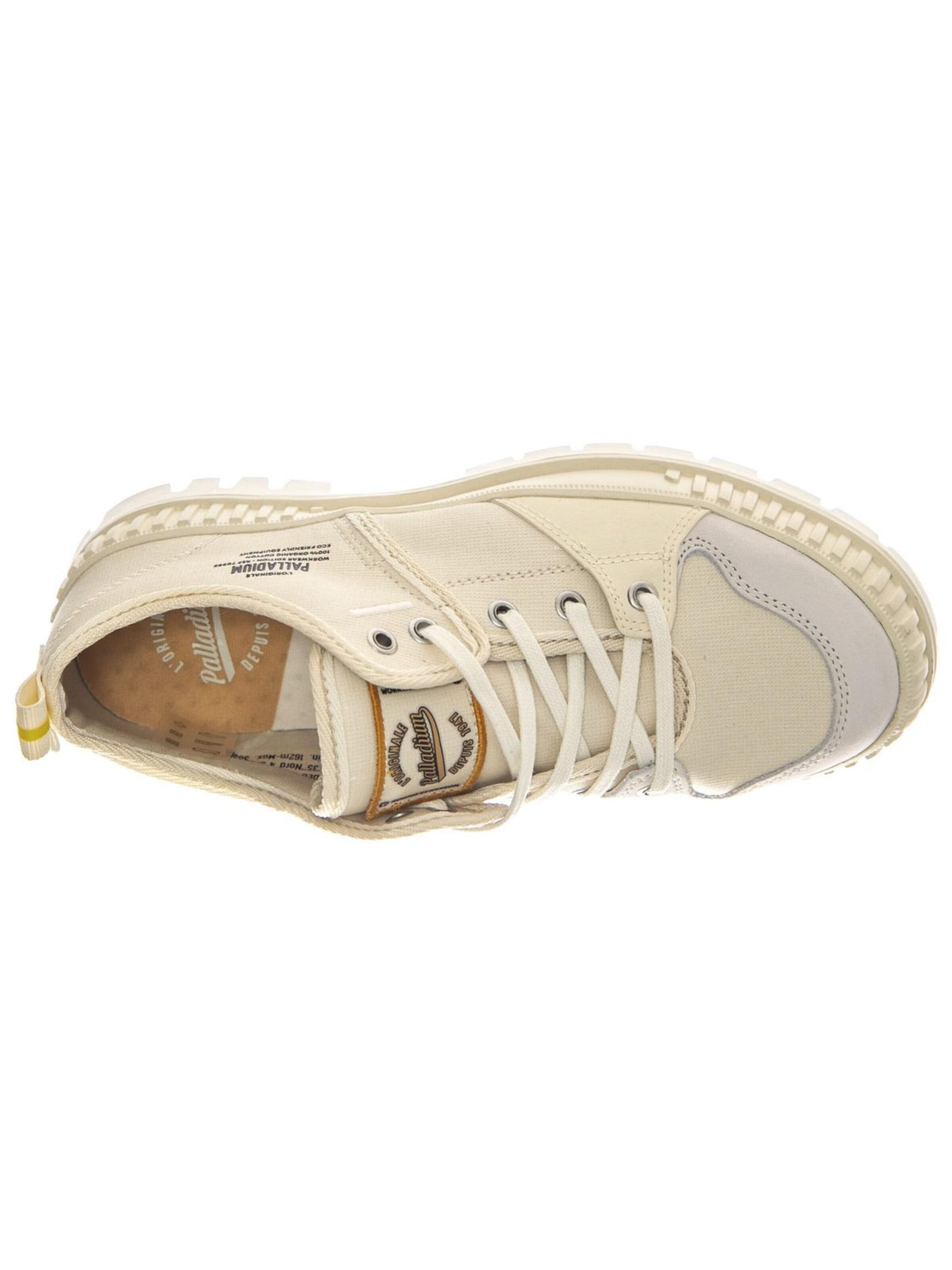 Chaussure à lacets 'Pallashock Lo WW Cream White Shoes' Palladium en beige