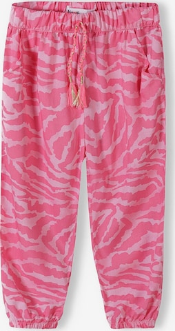 MINOTI - Tapered Calças em rosa: frente