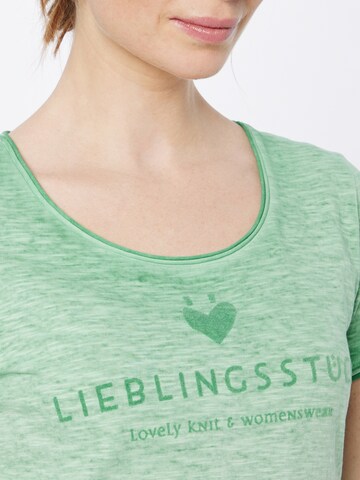 T-shirt 'Cia' LIEBLINGSSTÜCK en vert