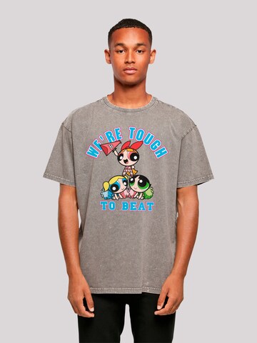 T-Shirt 'Powerpuff Girls Tough To Beat' F4NT4STIC en gris : devant