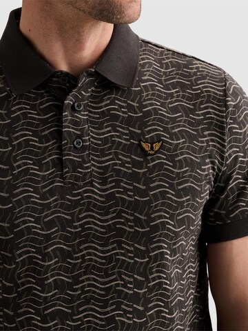 PME Legend - Camiseta 'Polo shirt in 100% cotton with allover print' en gris