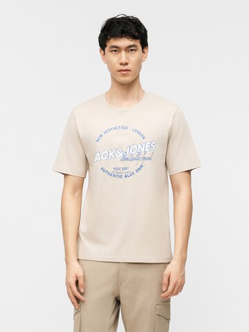 JACK & JONES Тениска в бежово