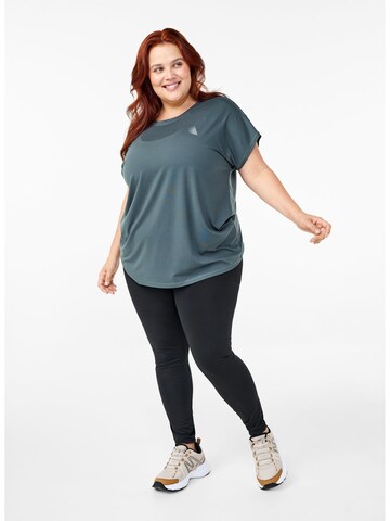 T-shirt Active by Zizzi en bleu