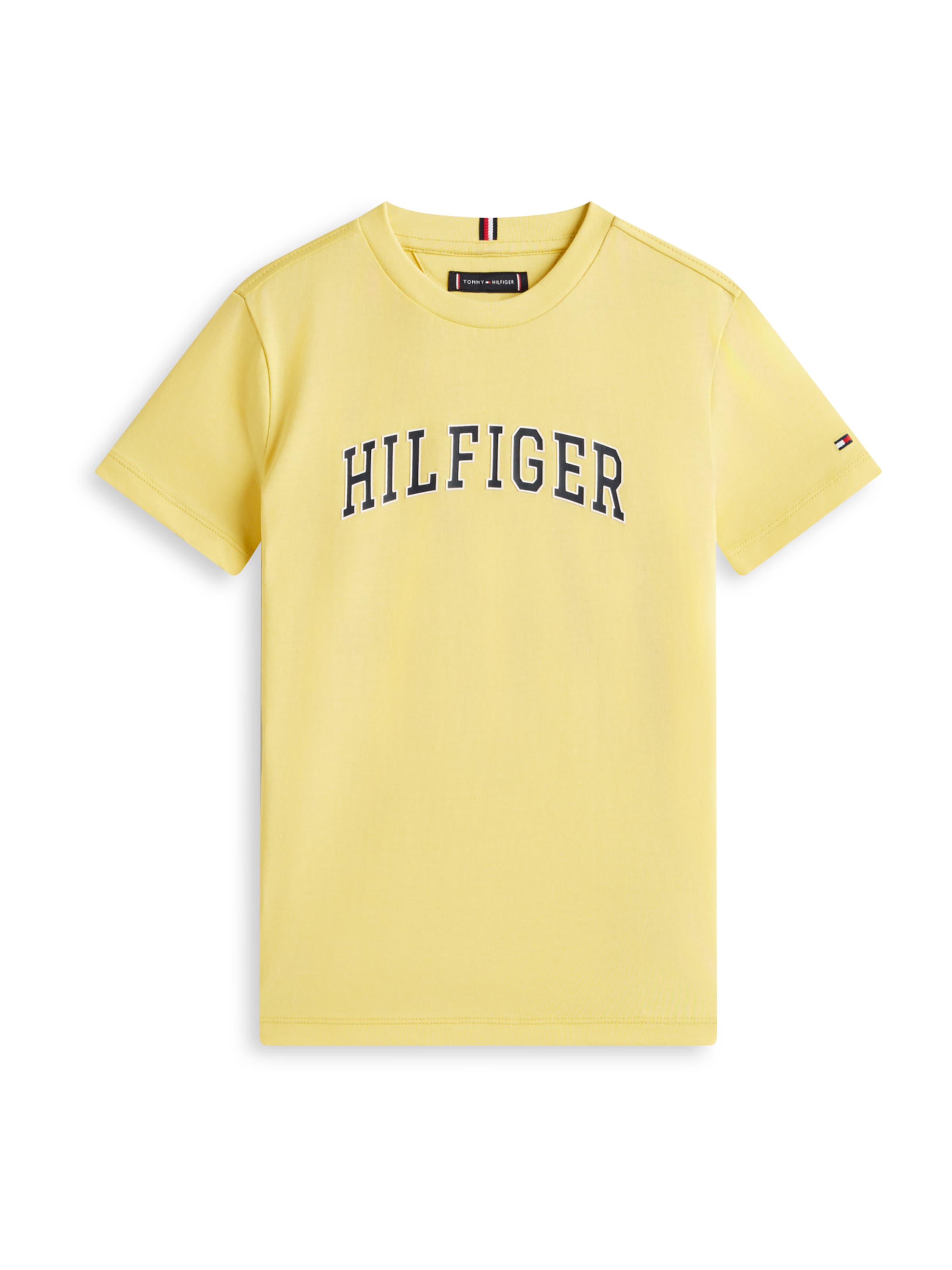 TOMMY HILFIGER - Camisola 'VARSITY' em amarelo: frente