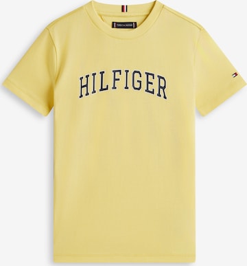 TOMMY HILFIGER - Camisola 'VARSITY' em amarelo: frente