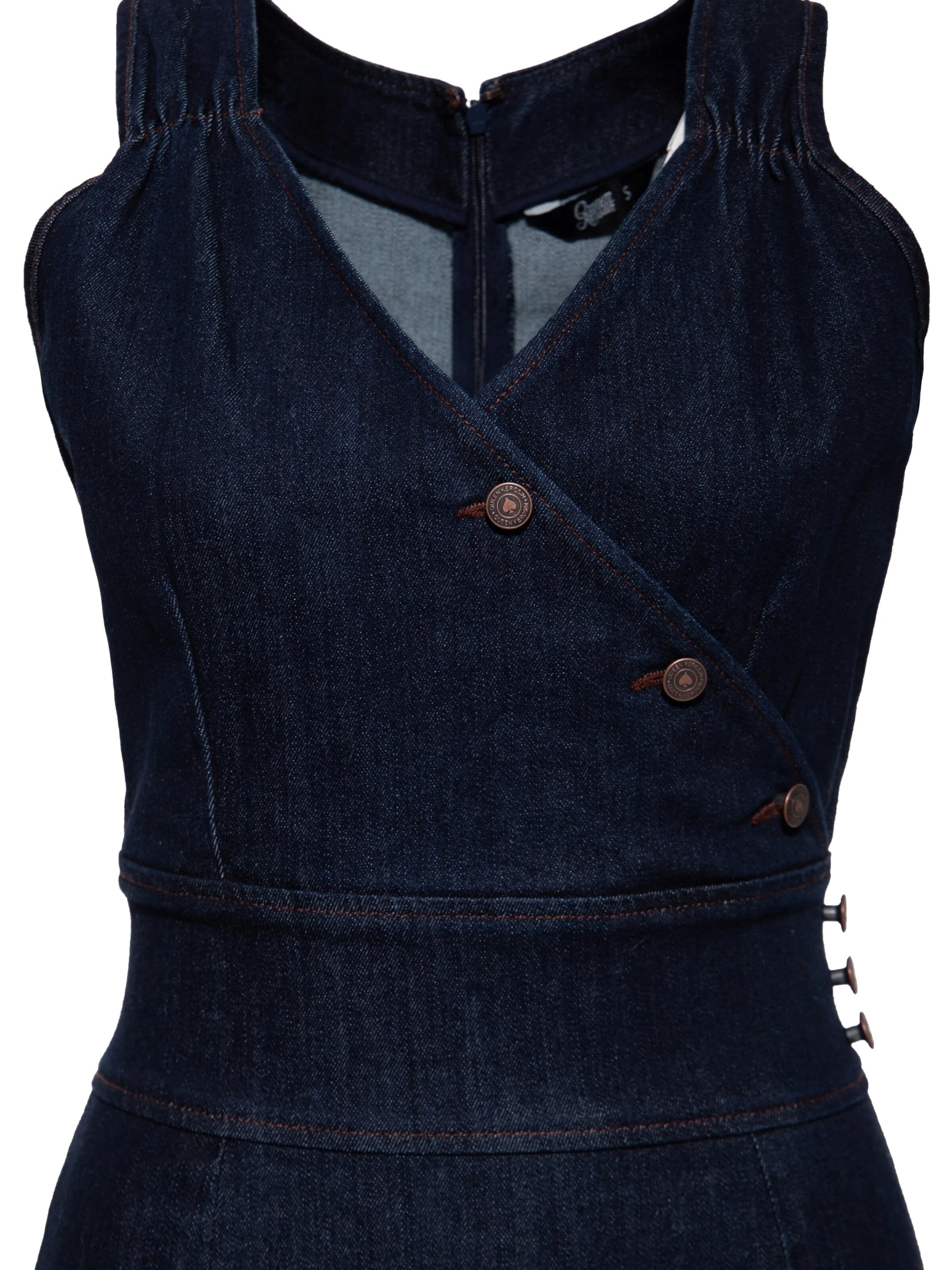 Queen Kerosin Kleid 'Peggy'‌‌ in Blau