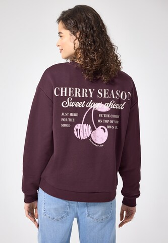 Street One Studio Sweatshirt in Purple