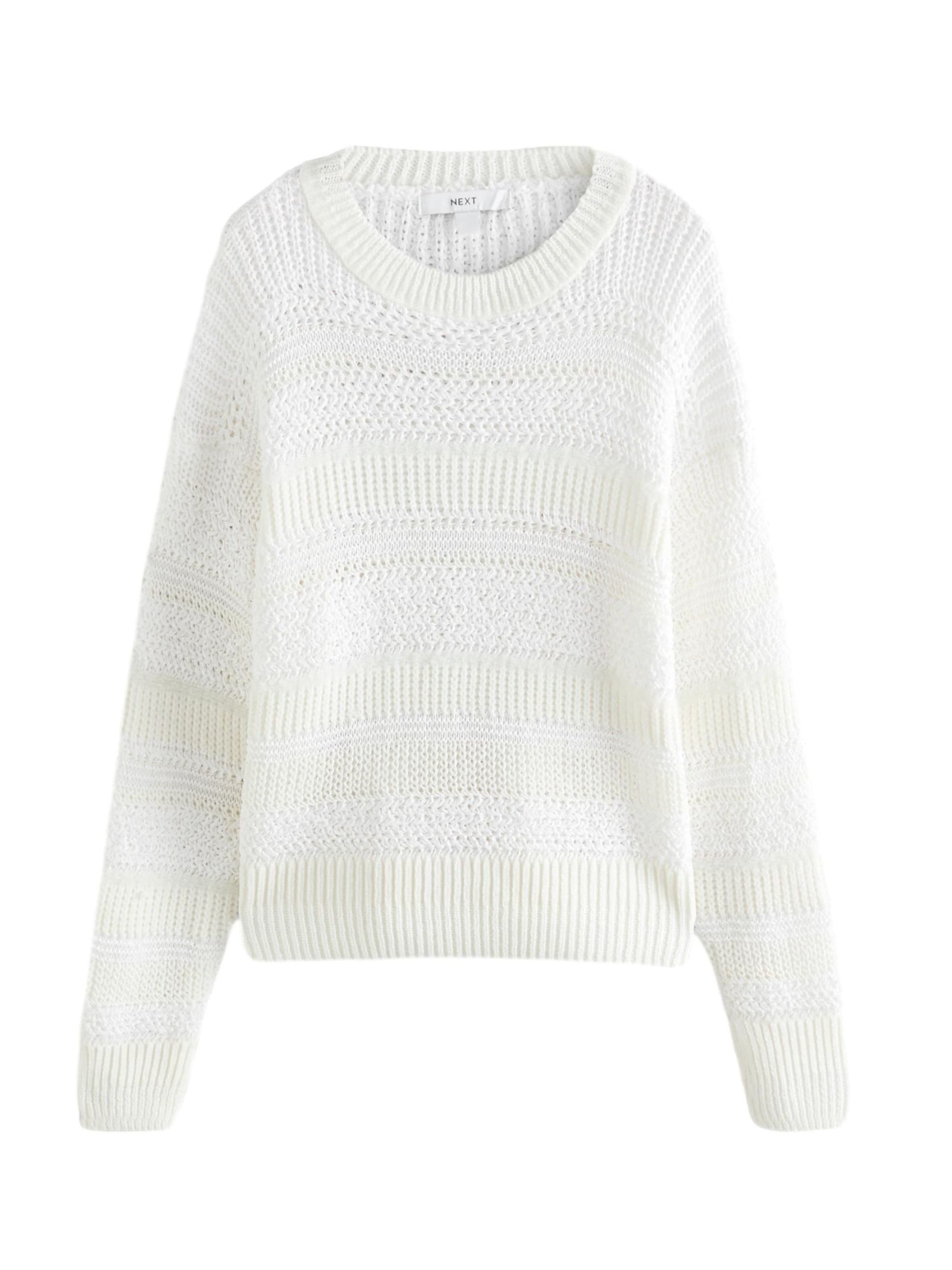 Next Sveter - Biela: predná strana