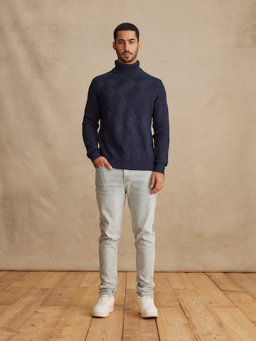 Pull-over 'Friedrich' DAN FOX APPAREL en bleu