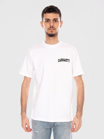 Carhartt WIP Koszulka 'University' w kolorze biały: przód