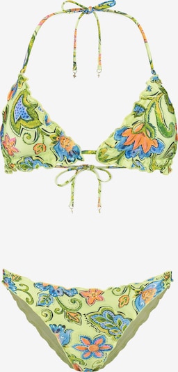 Shiwi Bikini u svijetloplava / svijetlozelena / koraljna / crna, Pregled proizvoda
